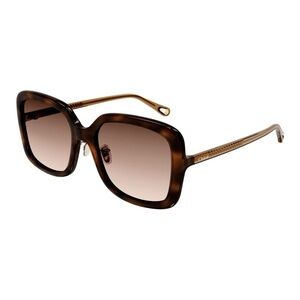 Chloe oversized tortoiseshell sunglasses
